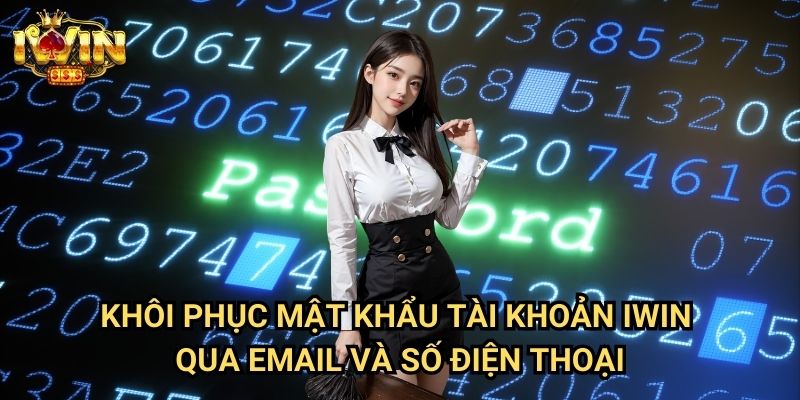 Khôi phục mật khẩu tài khoản Iwin Qua Email Và Số Điện Thoại
